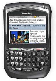 BlackBerry 8703e Browser